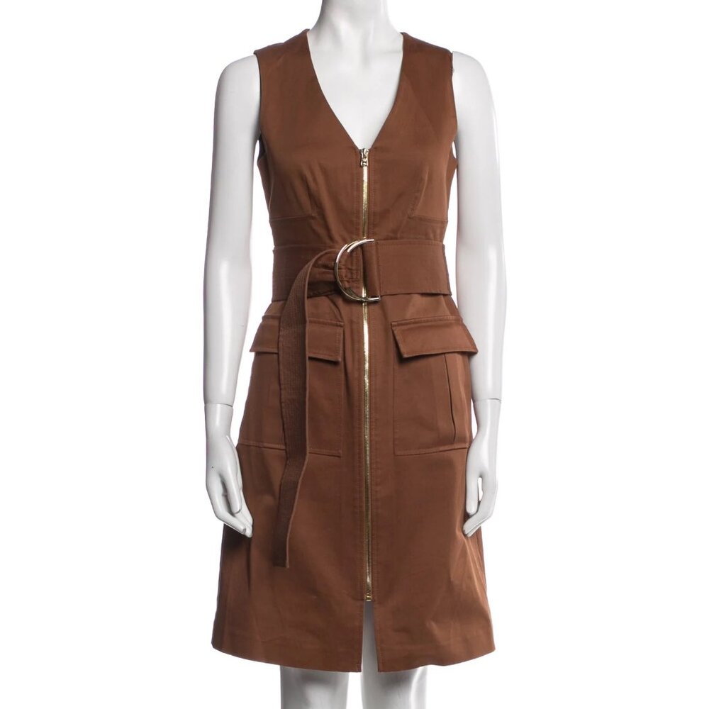 Diane von Furstenberg V-Neck Knee-Length Dress